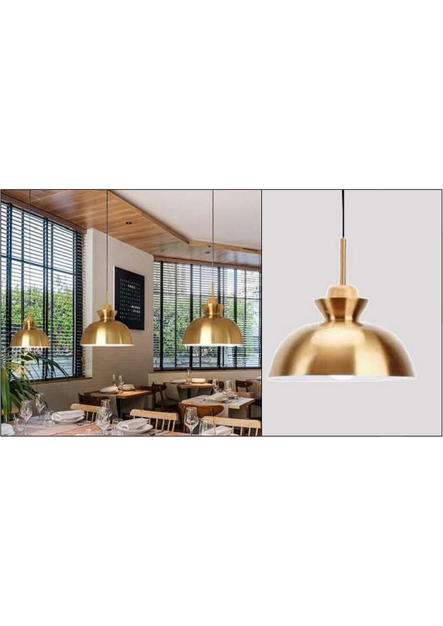 Beyond Lights - Brass Dome Lamp- GL